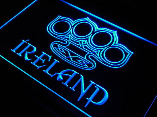 Brass Defend Knuckles IRELAND LED Neon Light Sign